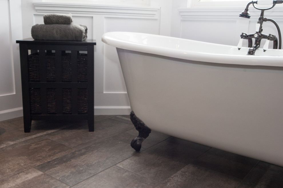 Rustic Custom Ensuite In Surrey Bc Rustic Bathroom