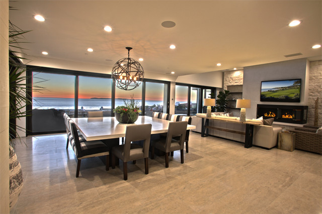 Dana Point Residence moderne-salle-a-manger