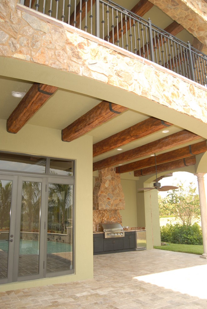 Superior Faux Wood Beams Mediterranean Patio Miami Superior Faux Wood Beams Mediterranean Patio Miami