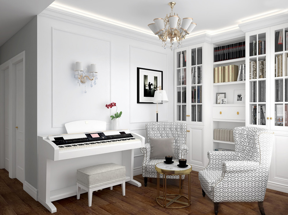 Двухкомнатная квартира в стиле неоклассика