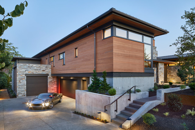 Five Residence trendy-garage