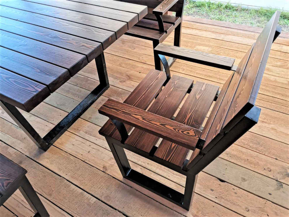 Садовая мебель из массива