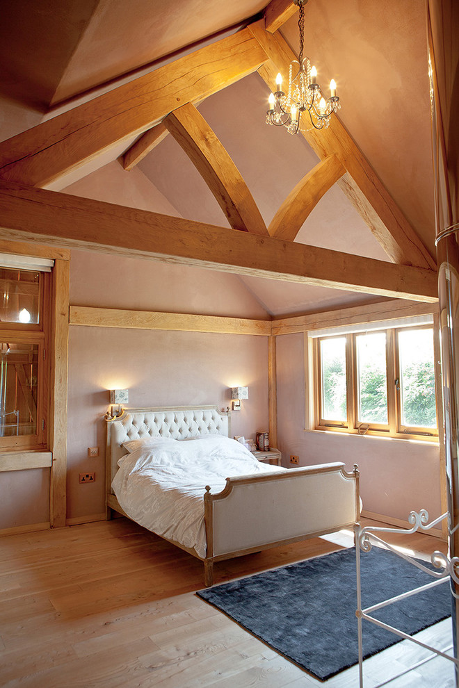 Inspiration for a country bedroom in Sussex.
