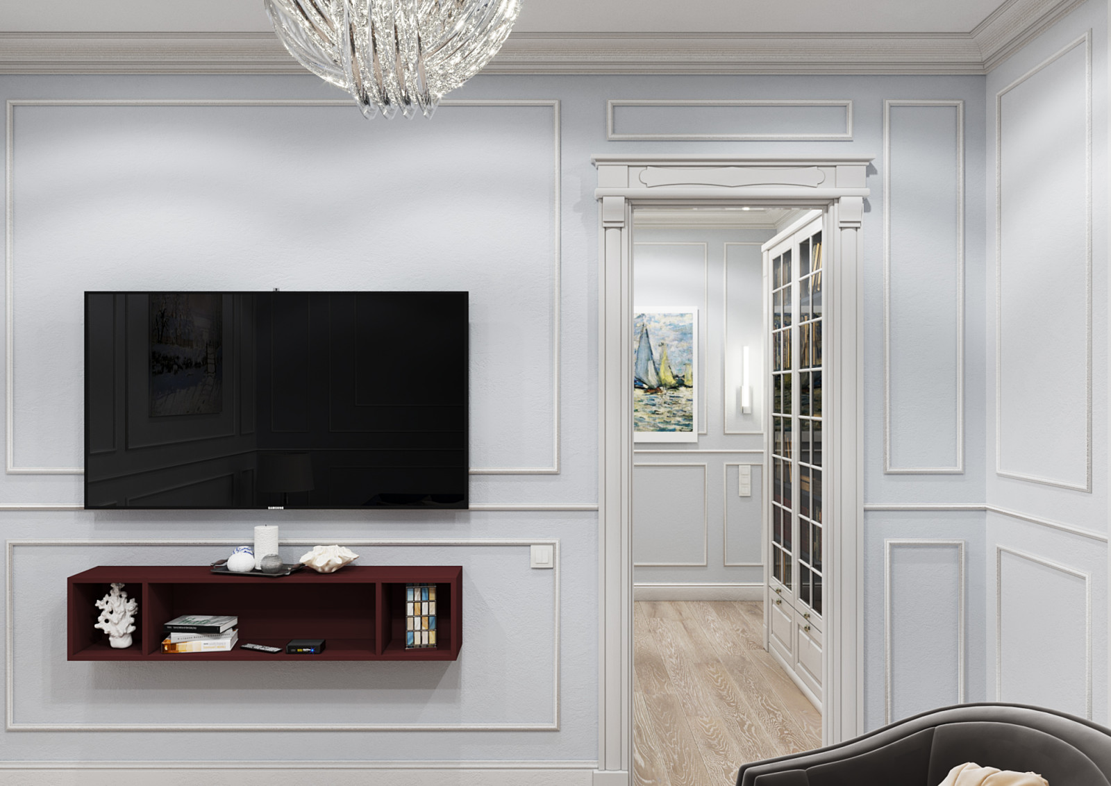 Дизайн-проект квартиры в ЖК Солнечный олимп