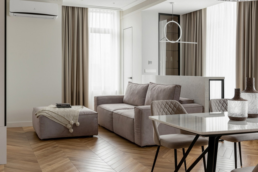 Реализованный дизайн проект квартиры в ЖК "Пряники"