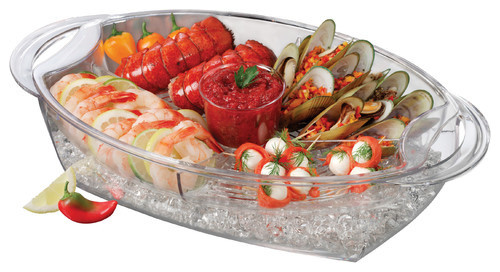 Buffet On Ice 4 Compartment Vented Food Tray Contemporary Buffet On Ice 4 Compartment Vented Food Tray