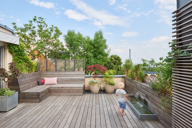 Verlangertes Wohnzimmer Modern Terrasse Sonstige Von Gruenhoch3 Ideen Fur Ein Leben Im Freien Houzz