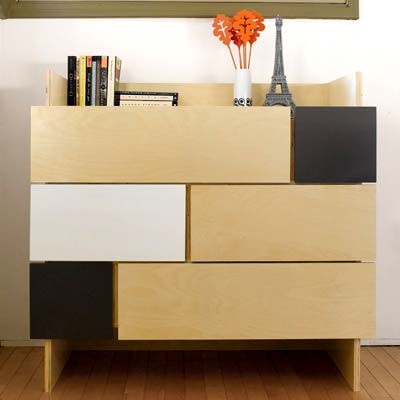 Tetra Two 6 Drawers Storage cabinet by notNeutral