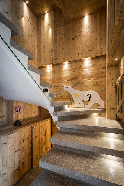 Interni rustic-staircase