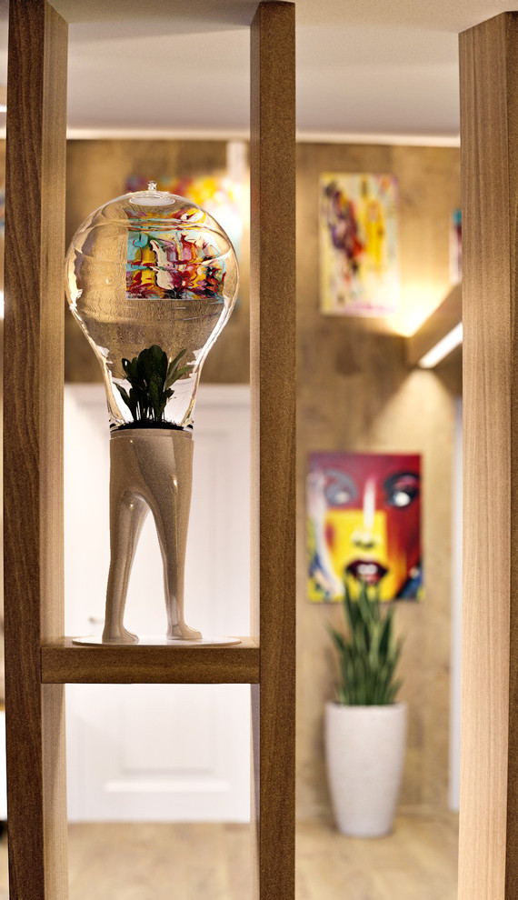 Двухэтажная квартира в стиле Яркая классика 340 м2