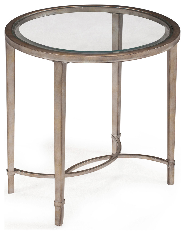 Oval End Table Contemporary Side Tables And End Tables by Magnussen Home Houzz