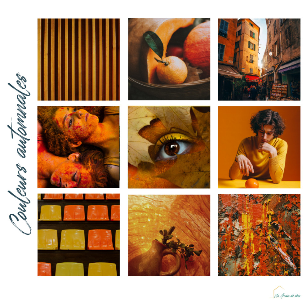 Moodboard - couleurs automnales