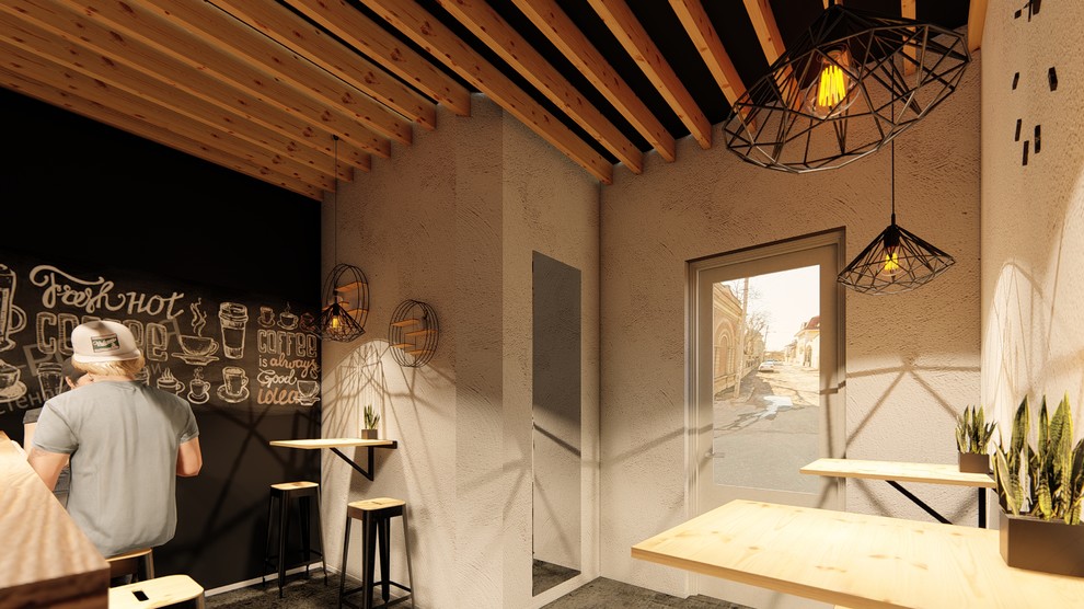 Дизайн интерьера кофейни в г. Евпатория