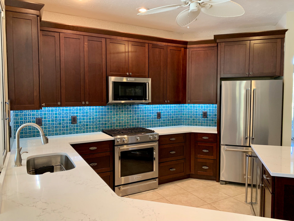 Kitchen renovation with a kick of Florida vibes.