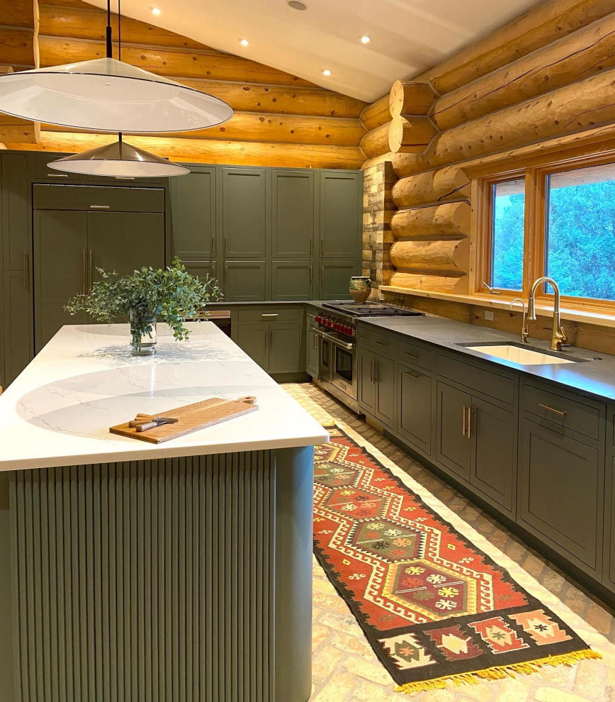 Inspiration for a contemporary kitchen remodel in Albuquerque