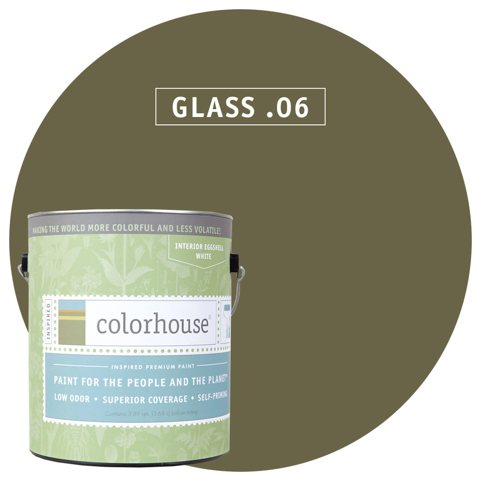 Inspired Eggshell Interior Paint, Glass .06, Gallon