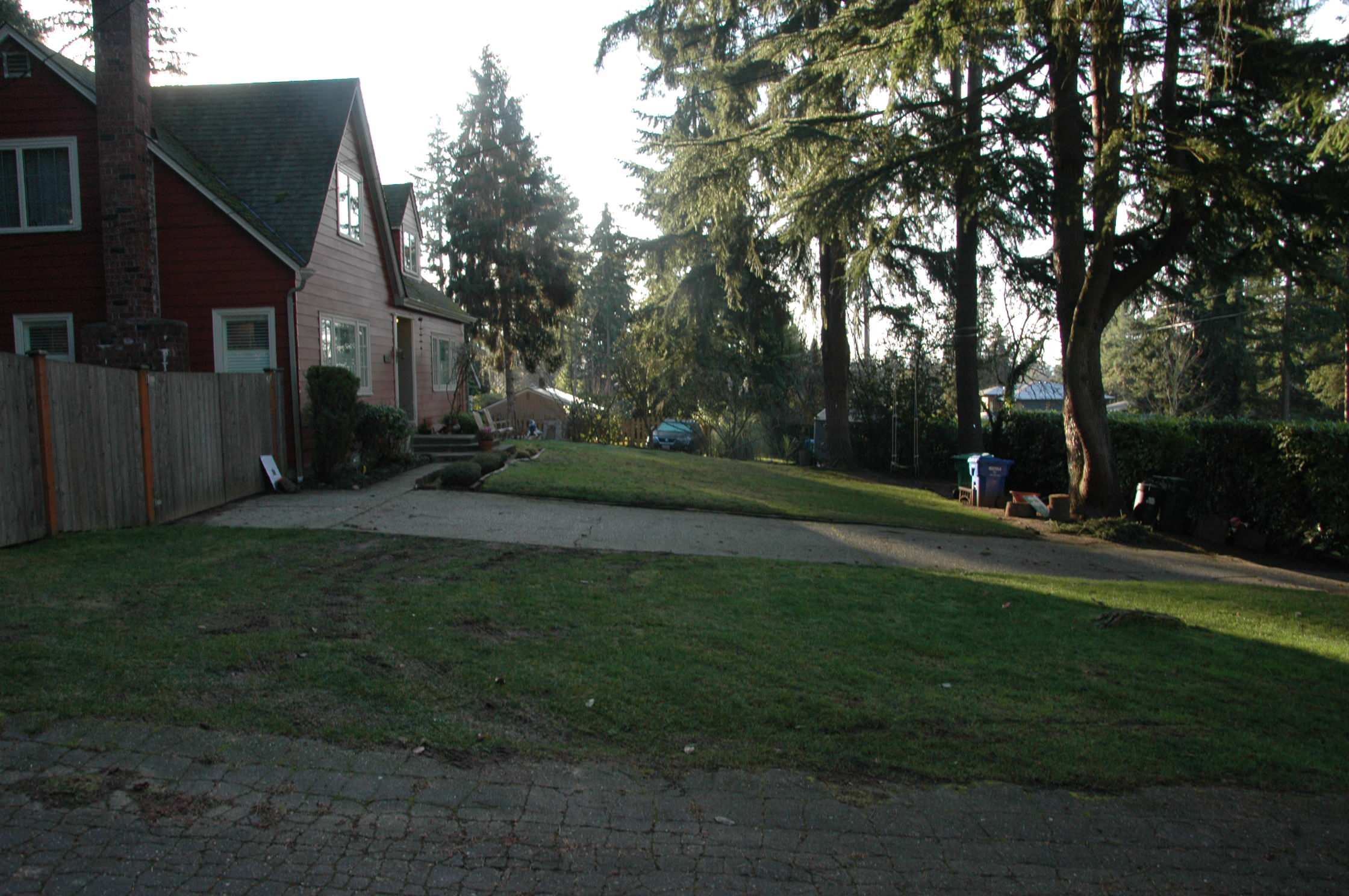 North Seattle Residence - existing front garden