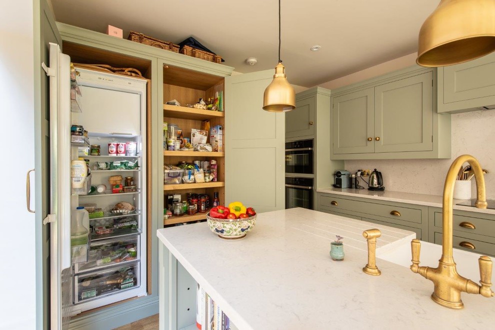 Design ideas for a classic kitchen in Kent.