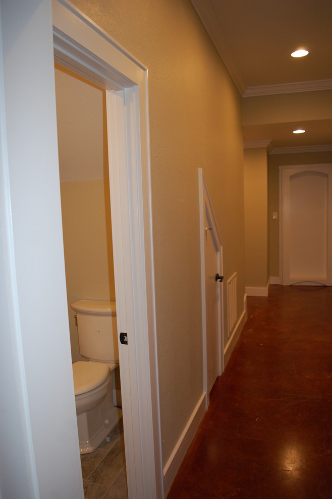 Hallway - rustic hallway idea
