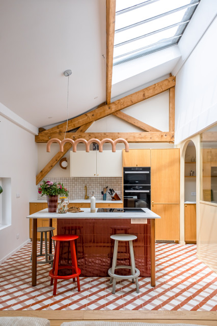 R&eacute;novation Loft Montreuil modern-kueche