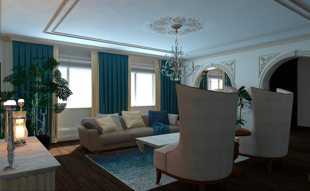 Гостиная в частном доме.