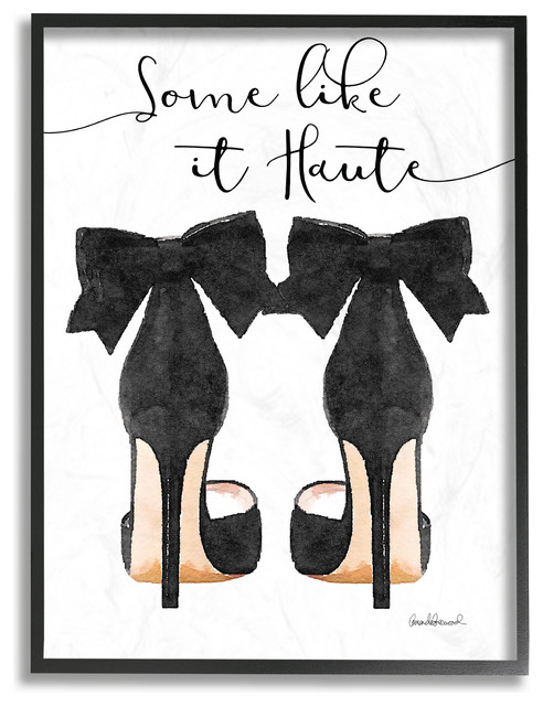 Some Like It Haute Black Pumps Heels - Contemporary - Prints And ...