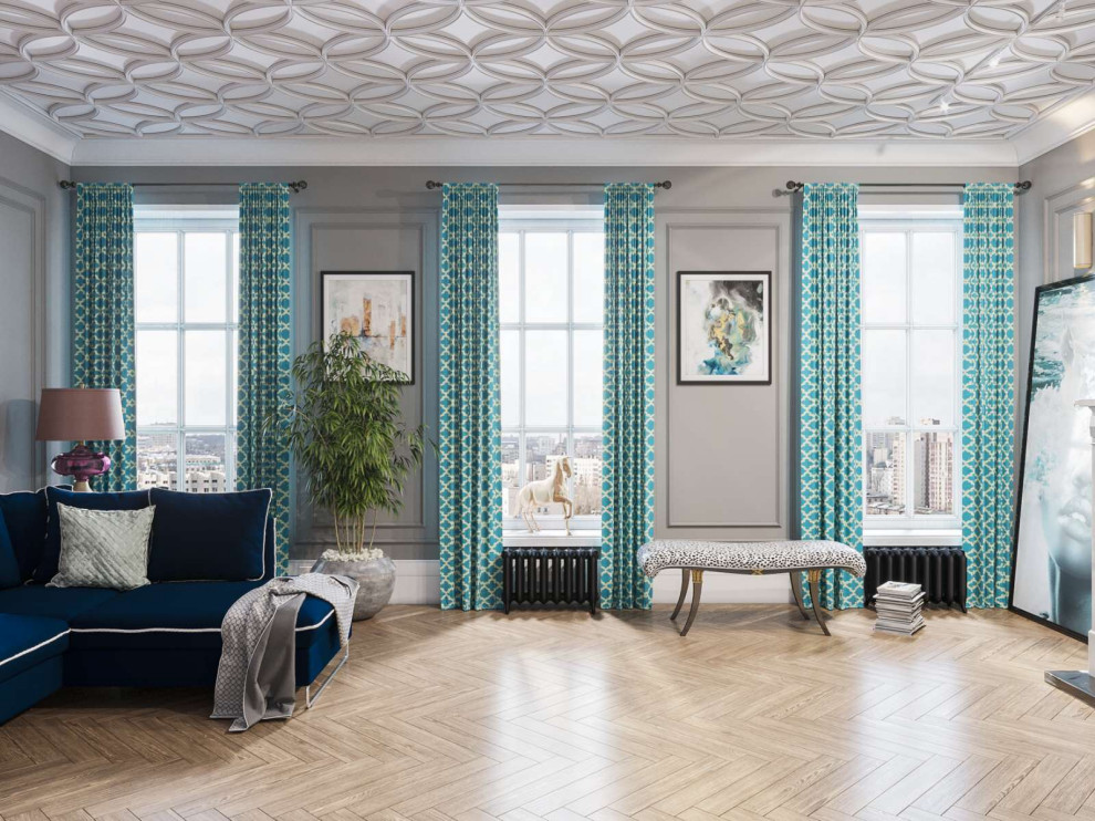 Гостиная с прекрасной панорамой