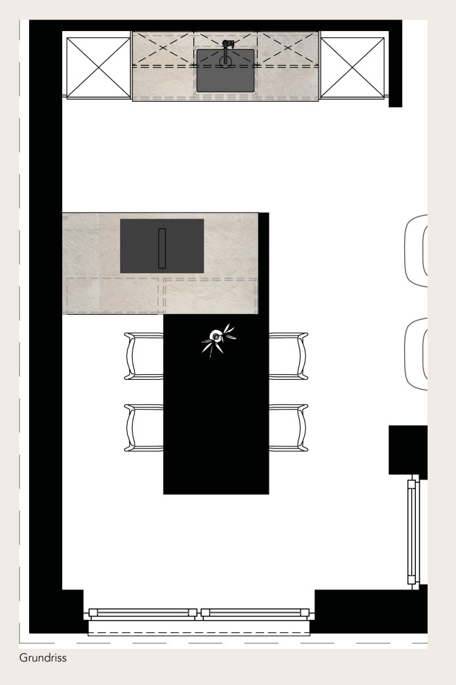 Moderne Küche in Düsseldorf