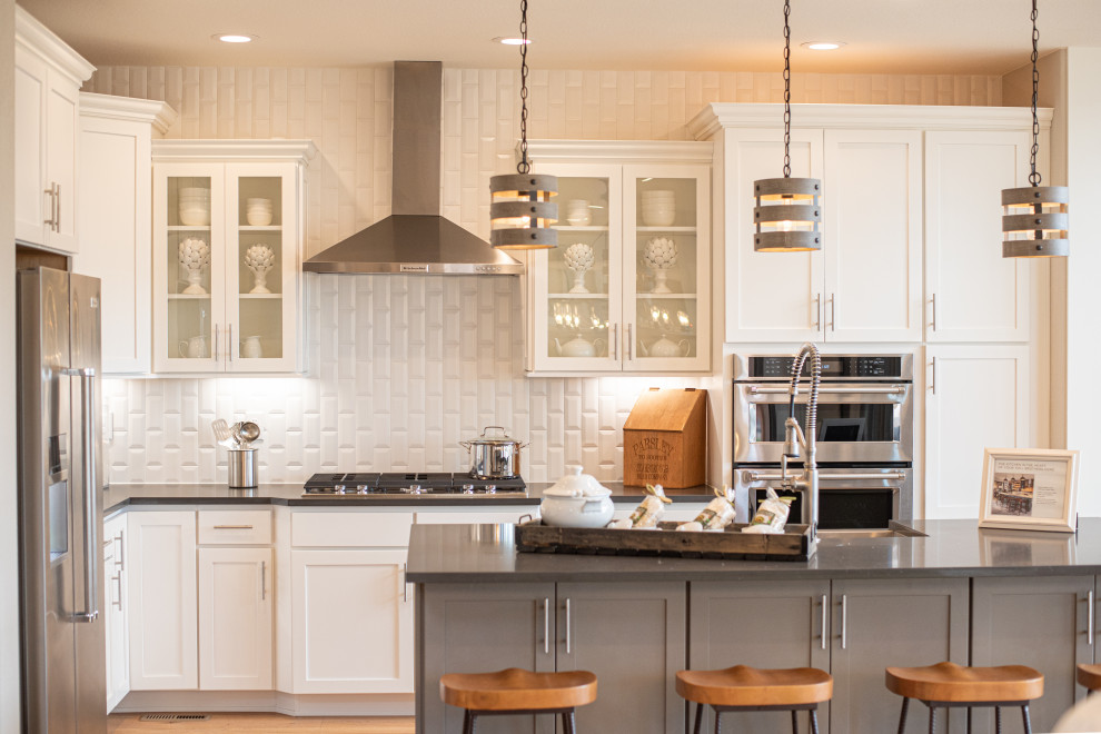 Inspiration for a transitional kitchen remodel in Denver