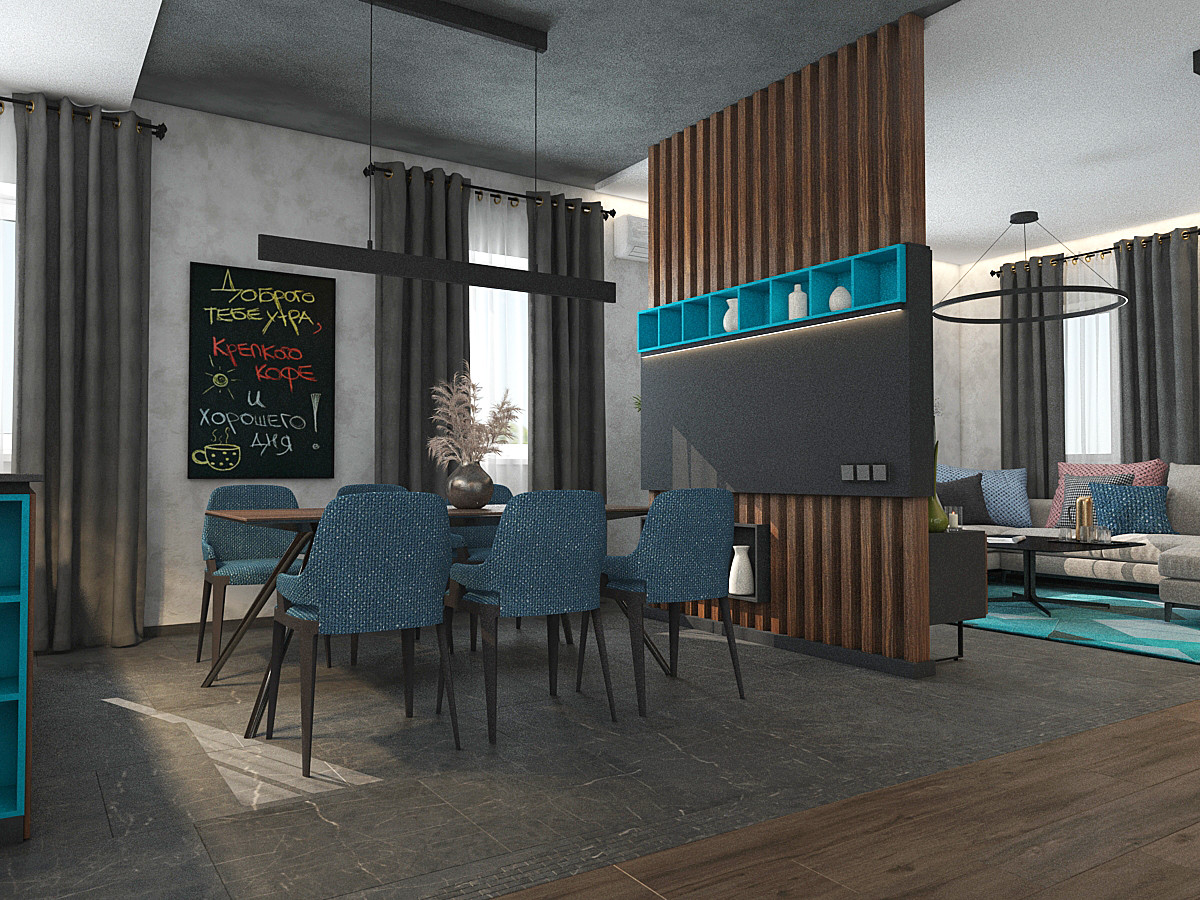 Проект дома общей площадью 198 м2