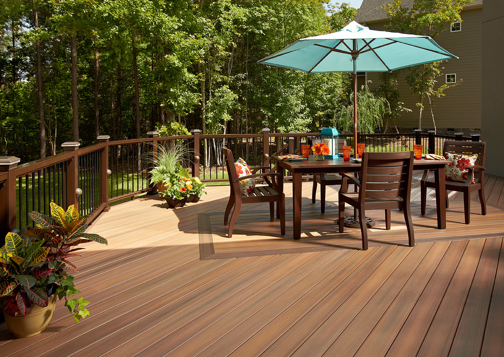 This is an example of a deck in Charlotte.