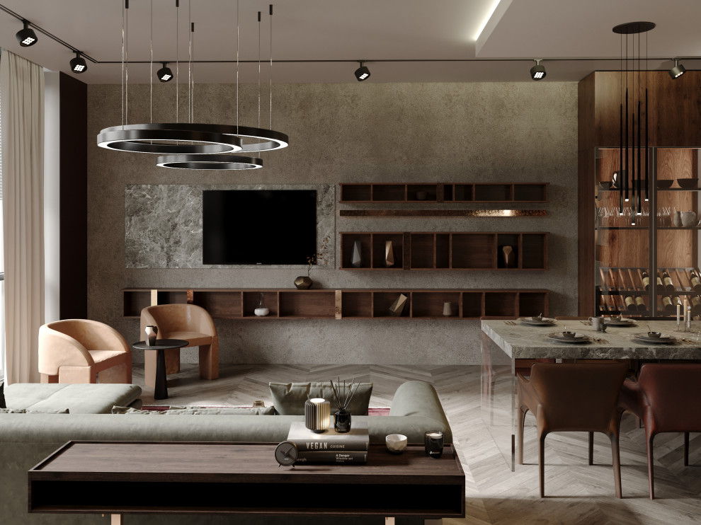 Дизайн гостиной в итальянском стиле