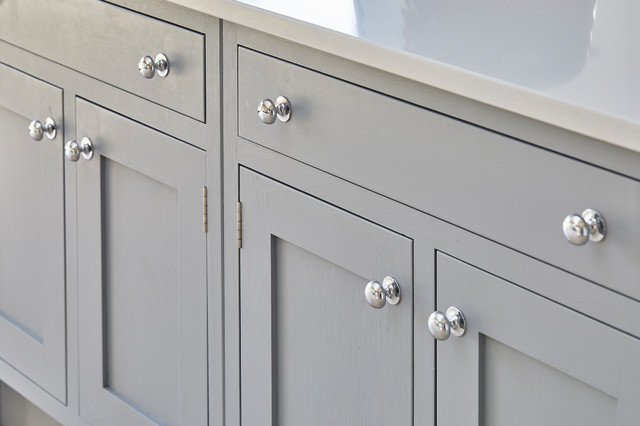 Light Grey Shaker Kitchen traditional-kitchen