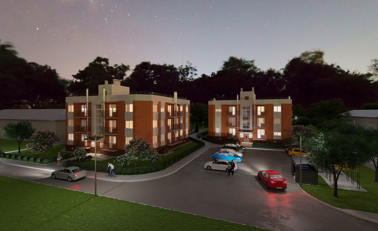 3Д Визуализация жилого комплекса