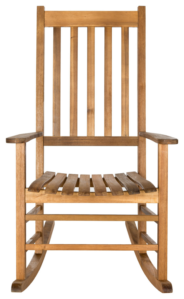Safavieh Shasta Outdoor Rocking Chair, Teak Look