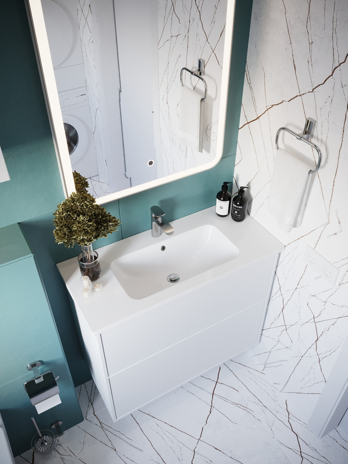 Проект загородного дома "Голубая лагуна"