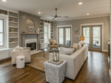 Transitional Living Room by Marilyn Hill Interiors