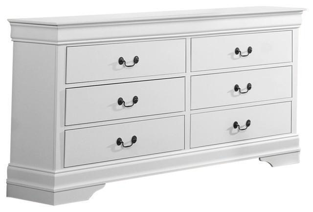 Modern Louis Philippe Dresser White