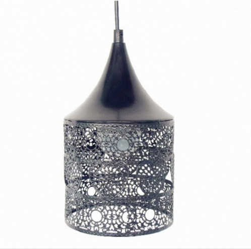 Modern Round Pendant Lamp with Hollowed Flower