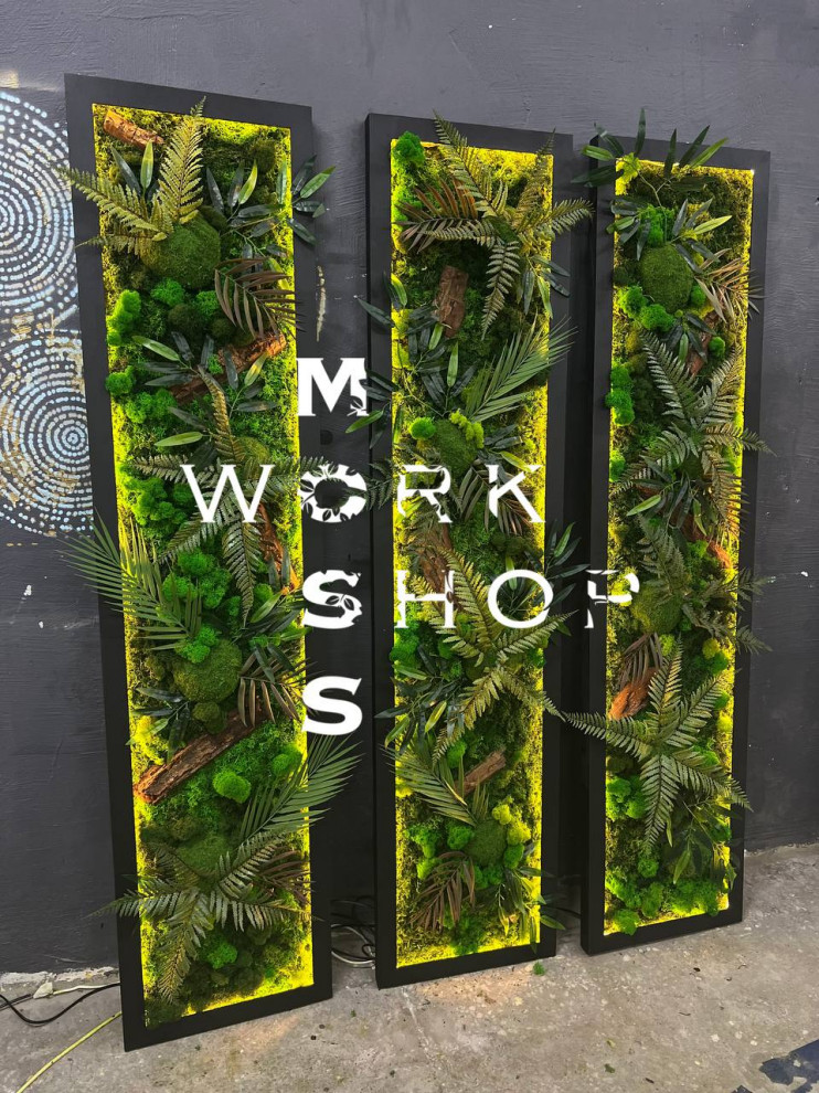 Панно из стабилизированного мха