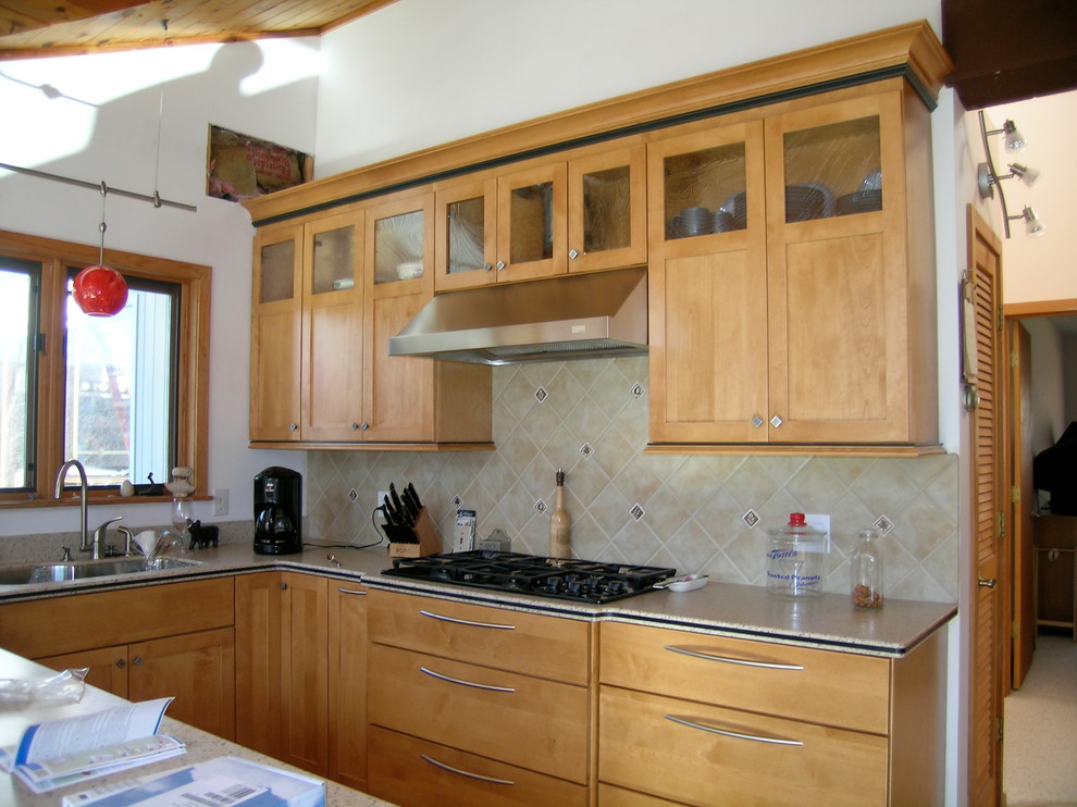Kitchen - transitional kitchen idea in Boston