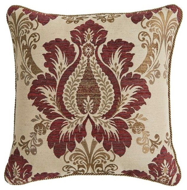 Esmeralda Square Pillow 18 Decorative Pillows By Croscill
