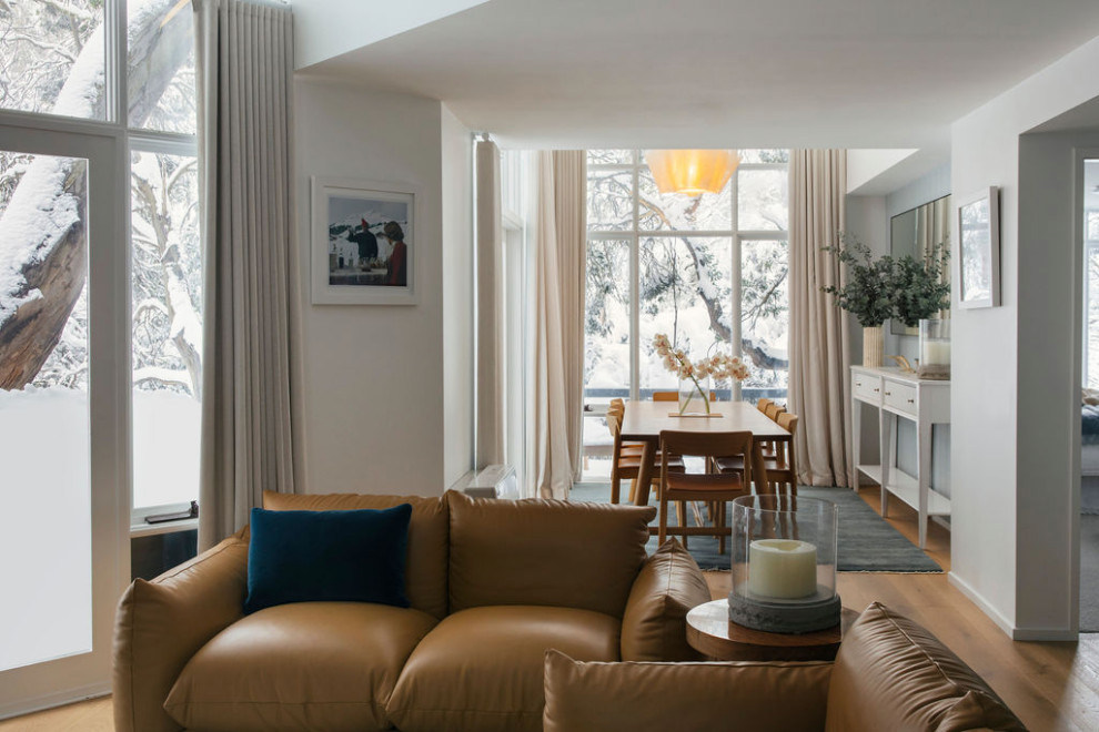 Photo of a scandinavian living room in Sydney.