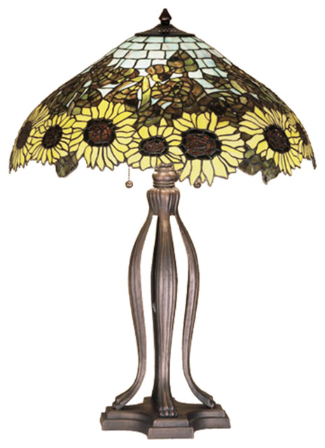 30H Wild Sunflower Table Lamp