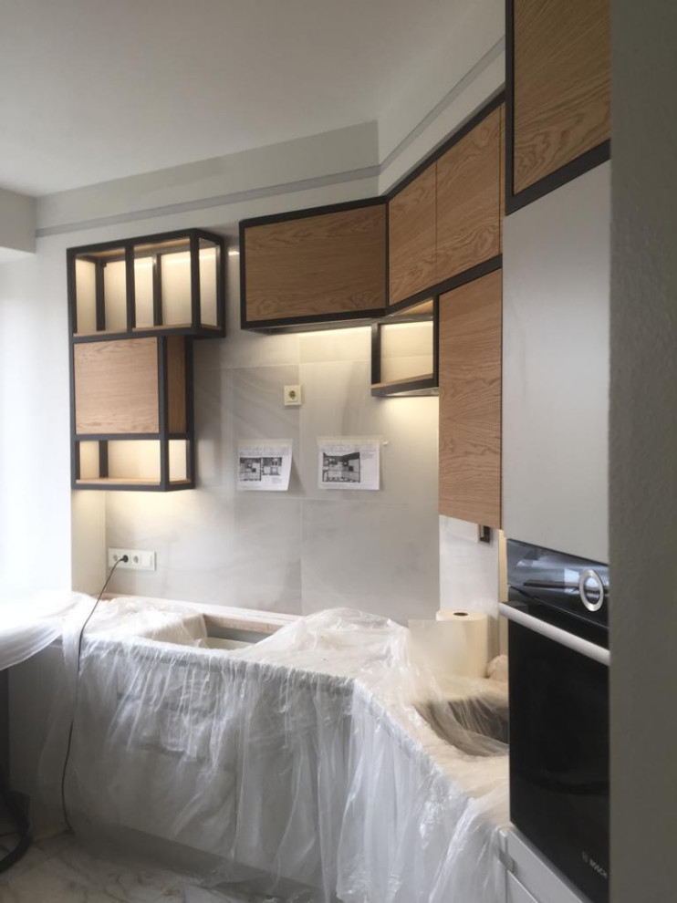 Кухня железо и дуб (LOFT)