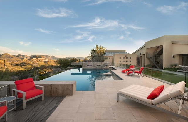 Concrete Casting contemporain-piscine
