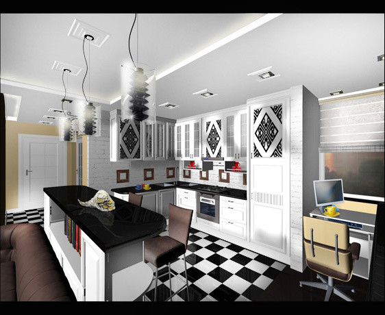 Однокомнатная квартира в Москве.