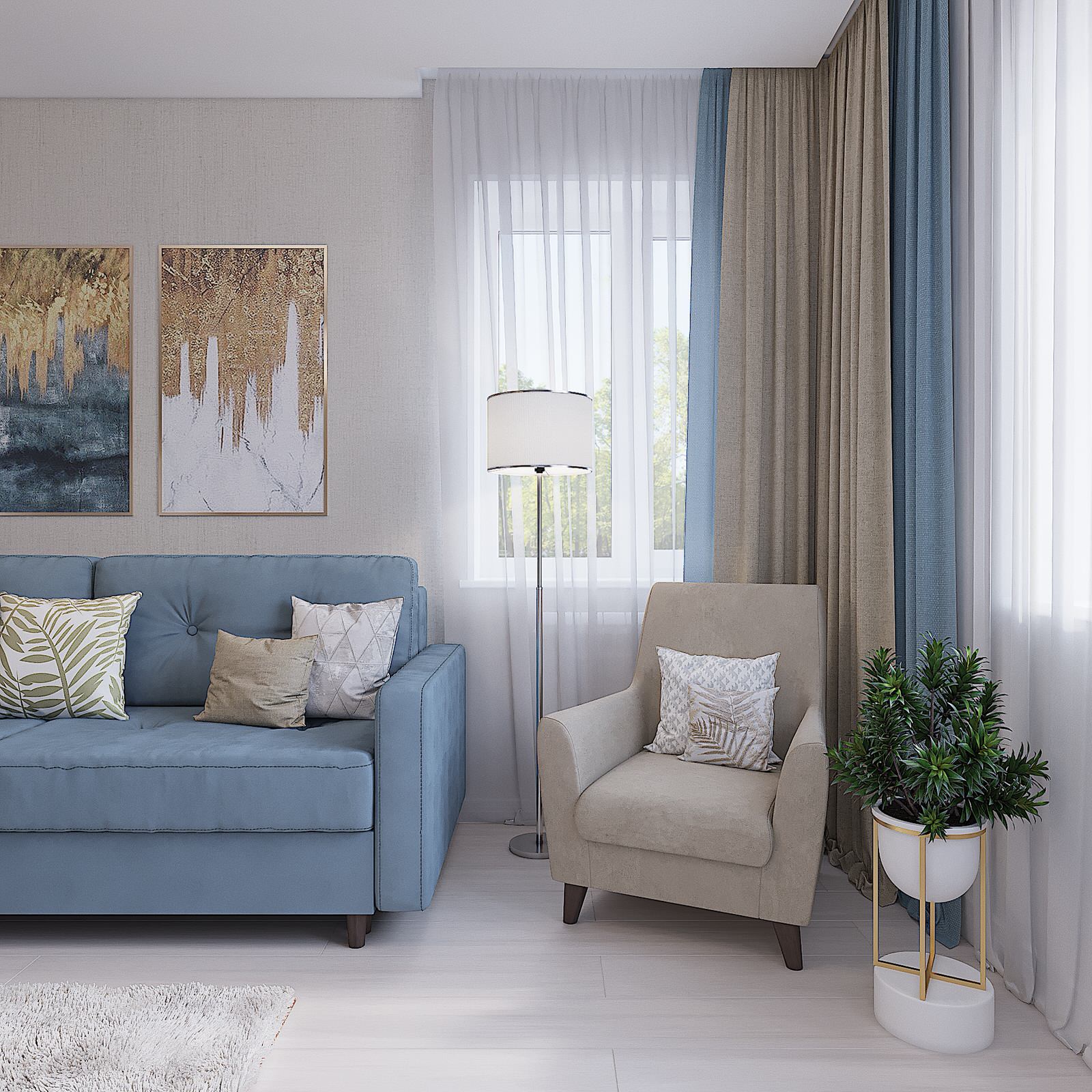 Двухкомнатная квартира на пр.Ленина 136