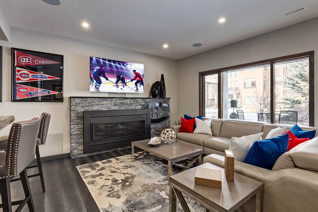 Hockey Fan`s Dream Basement