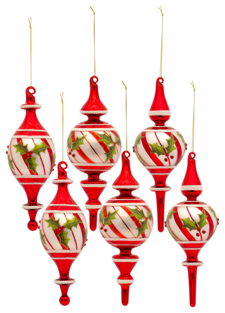 Drop Ornament, 6-Piece Set, 8